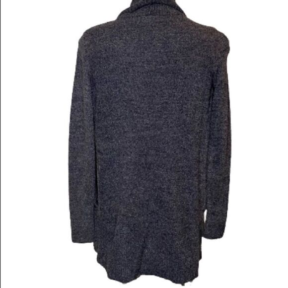 Barefoot Dreams charcoal cozy chic lite circle cardigan size XS - Picture 2 of 15